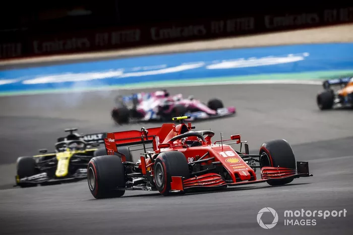 Charles Leclerc, Ferrari SF1000, Daniel Ricciardo, Renault F1 Team R.S.20