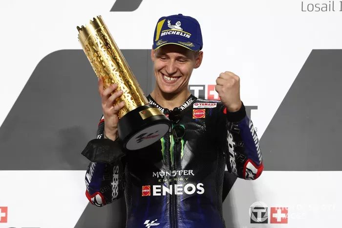 Podio: ganador Fabio Quartararo, Yamaha Factory Racing
