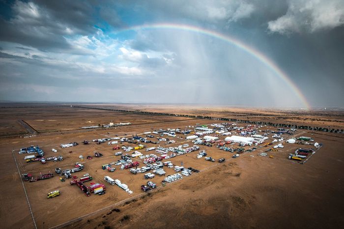 Vivac del Dakar 2021 en Yanbu