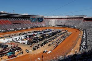 General view of the track prior to the race