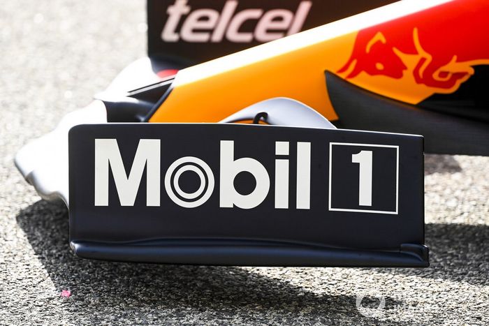 Detalle del alerón delantero del Red Bull Racing RB16B