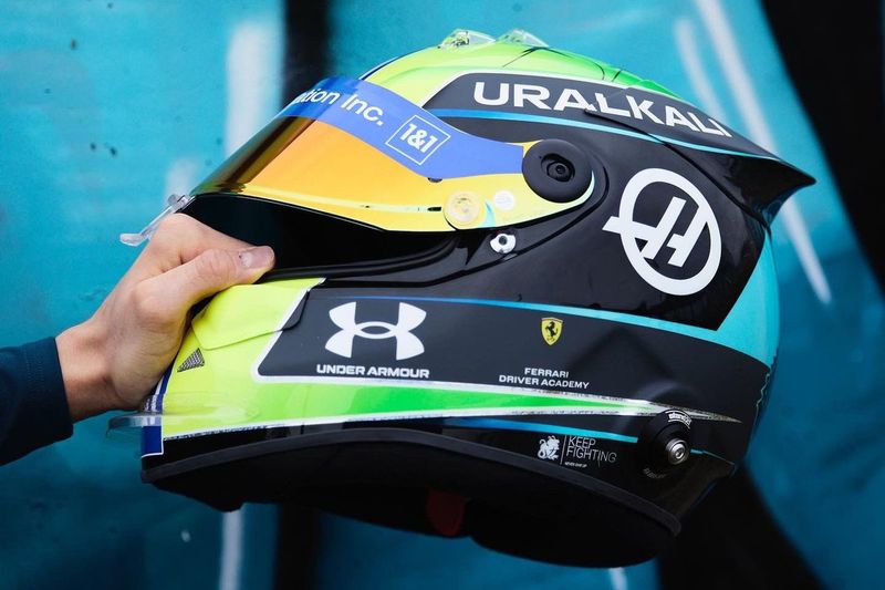 Casco di Mick Schumacher, Haas F1 Team