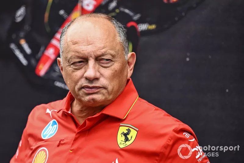 Frederic Vasseur, directeur de l'équipe et directeur général de la Scuderia Ferrari 