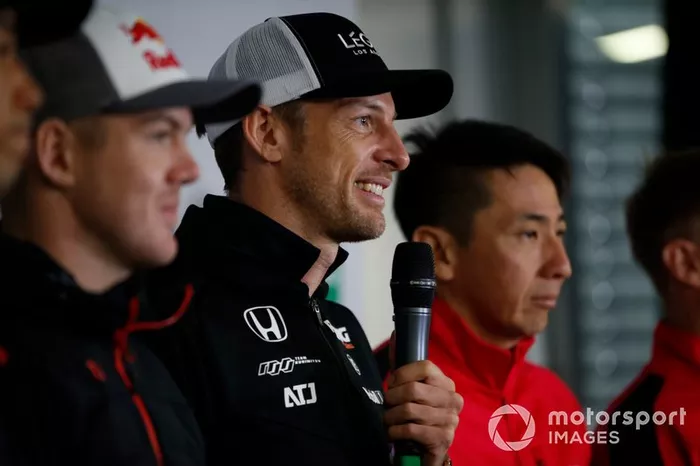 Conferenza stampa, Jenson Button, Team Kunimitsu Honda