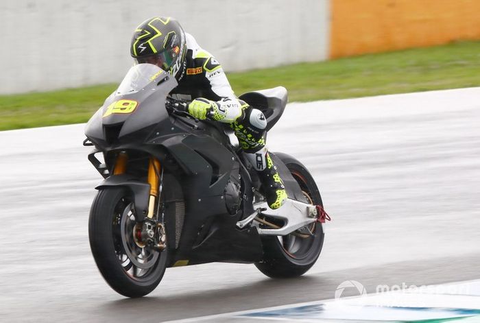 Alvaro Bautista, Team HRC after crash