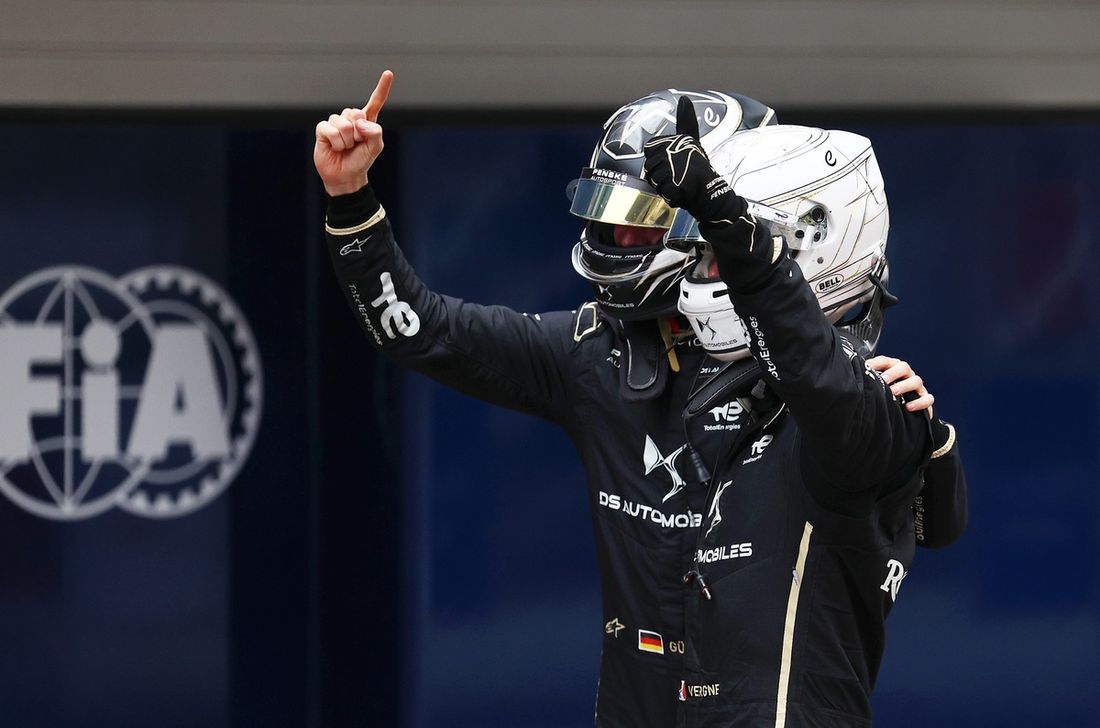 Ganador de la carrera Maximilian Guenther, DS Penske, Jean-Eric Vergne, DS Penske