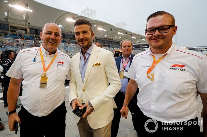 David Beckham en la parrilla