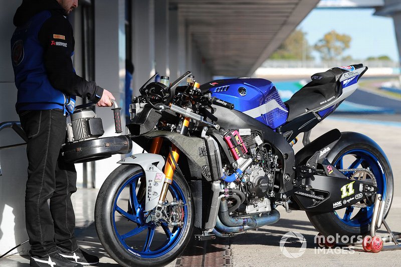 Bike of Sandro Cortese, GRT Yamaha WorldSBK Team