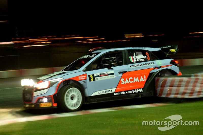 Corrado Fontana, Nicola Arena, Hyundai i20 WRC, Bluthunder