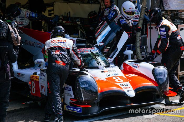 #8 Toyota Gazoo Racing Toyota TS050: Sébastien Buemi, Kazuki Nakajima, Fernando Alonso