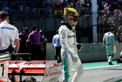Lewis Hamilton, Mercedes AMG F1 in parc ferme
