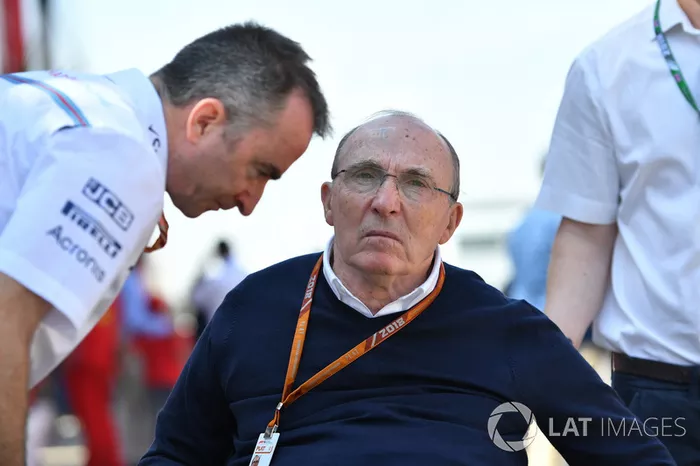 Paddy Lowe, azionista e Direttore tecnico Williams e Frank Williams, proprietario del team Williams