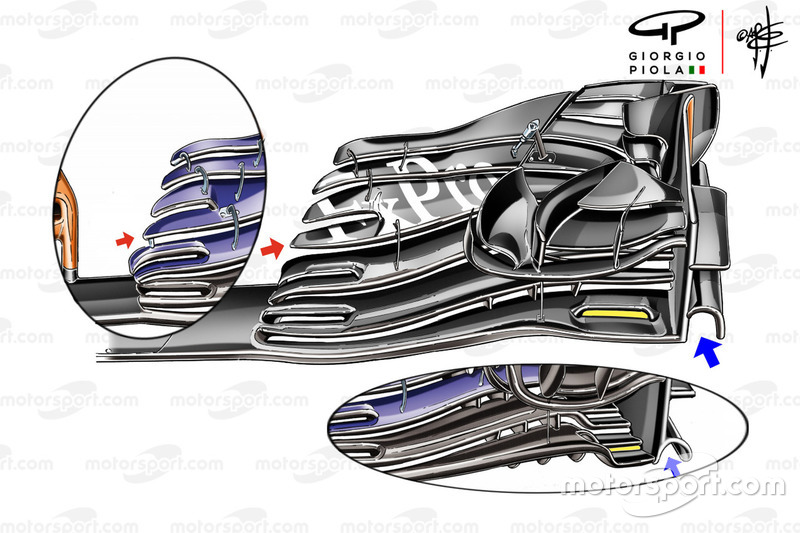 McLaren MCL33 front wing Austrian GP