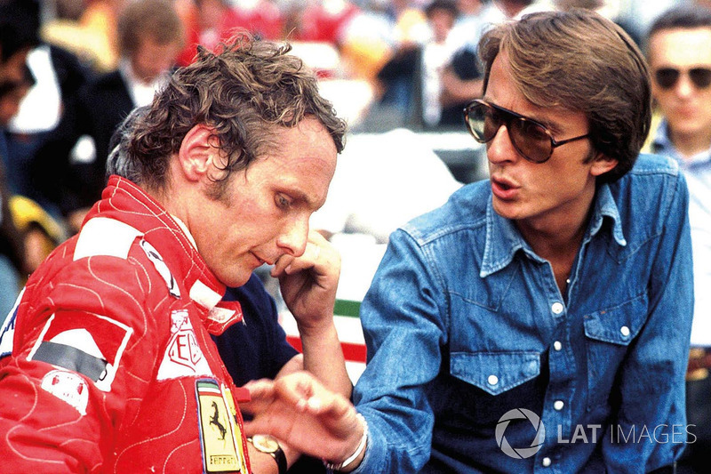 Niki Lauda and Luca Di Montezemolo