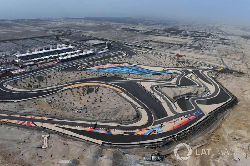 Vista aérea del circuito internacional de Bahrein