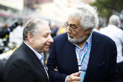 Jean Todt, Başkanı, FIA. ve Tenor Placido Domingo