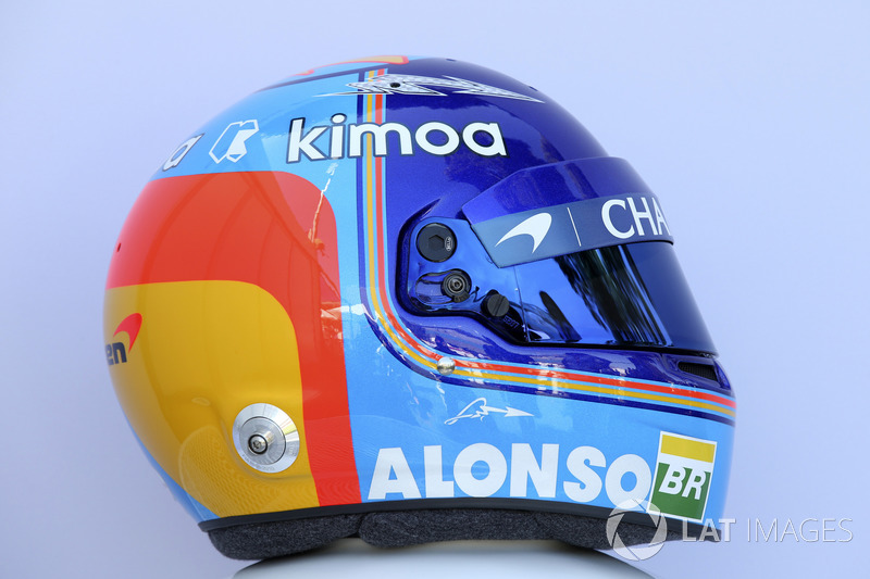 Fernando Alonso, McLaren helmet