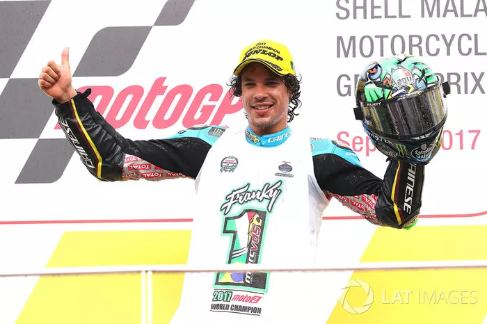 Podium: tercero, Franco Morbidelli, Marc VDS
