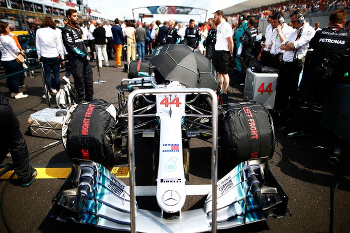 Eñ Mercedes AMG F1 W09 de Lewis Hamilton 