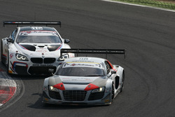 Audi R8LMS-GT3 #58 Audi Sport Italia, Zonzini-Russo e BMW M6 GT3 #15 Comandini-Cerqui, BMW Team Ital