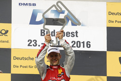 Podium: Sieger Mattias Ekström, Audi Sport Team Abt Sportsline, Audi A5 DTM