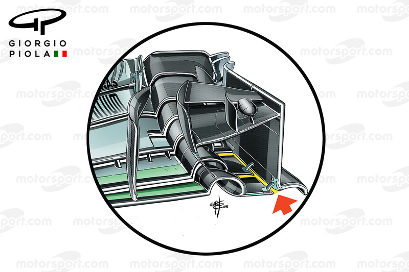 Mercedes F1 W07: Frontflügel