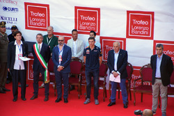 Max Verstappen op de uitreiking van de Trofeo Lorenzo Bandini
