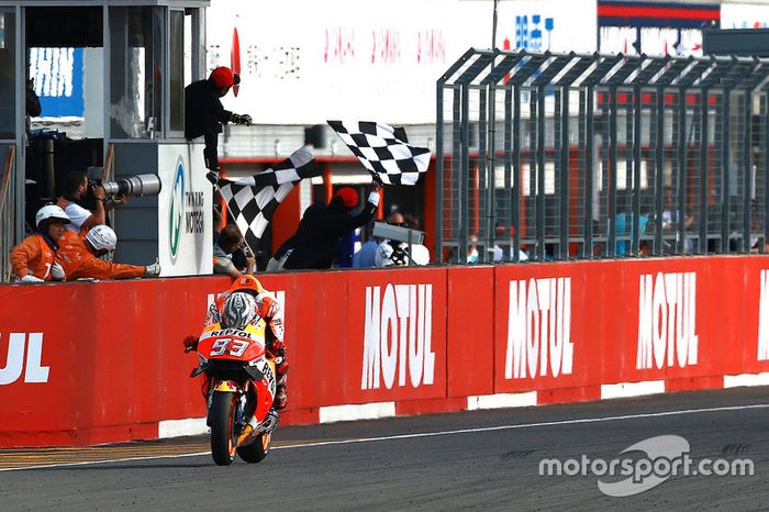 Marc Marquez ganador de la carrera, Repsol Honda Team