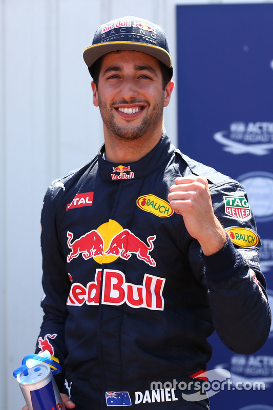 Poleman Daniel Ricciardo, Red Bull Racing