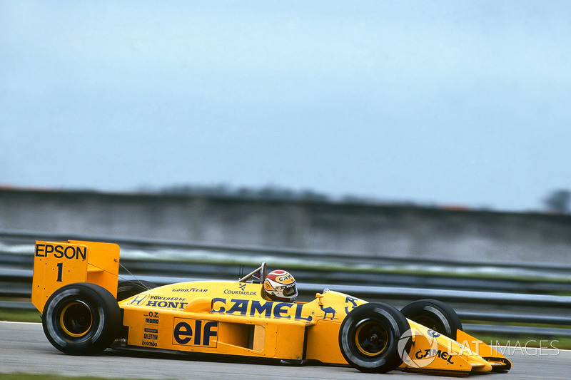 Нельсон Пике, Lotus 100T Honda (3 подиума)