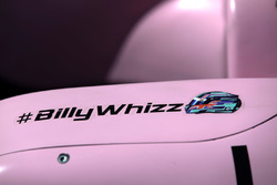 Хэштег #BillyWhizz на автомобиле VJM10 команды Sahara Force India F1