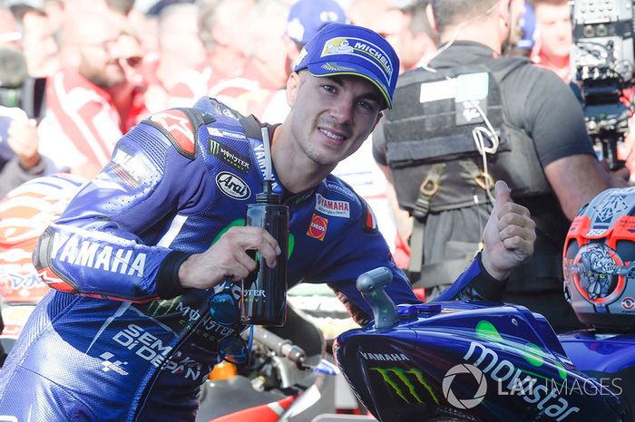 Segundo lugar Maverick Viñales, Yamaha Factory Racing