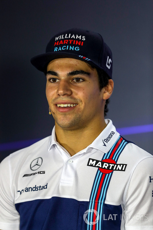 Lance Stroll, Williams in the Press Conference