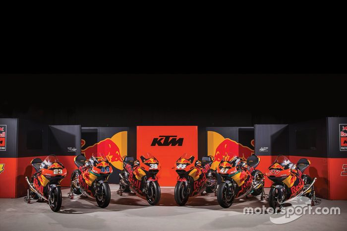 Todas las motos de KTM en MotoGP