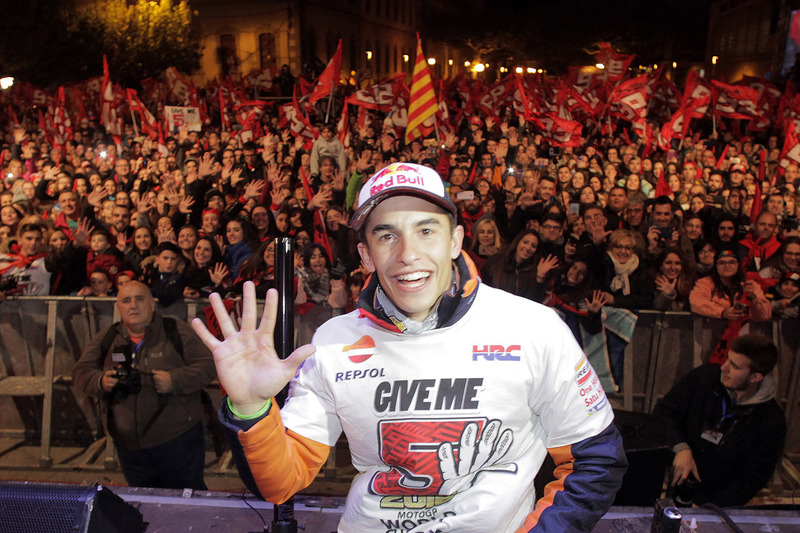 Marc Marquez, Repsol Honda Team celebra su Título mundial en Cervera