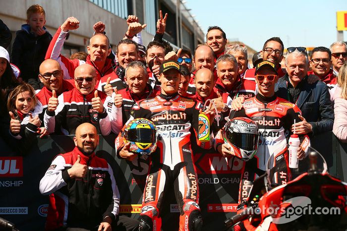 Ganador de la carrera, Chaz Davies, Ducati Team