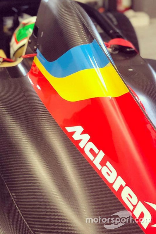 Javier González, FA Racing by Drivex with McLaren logo