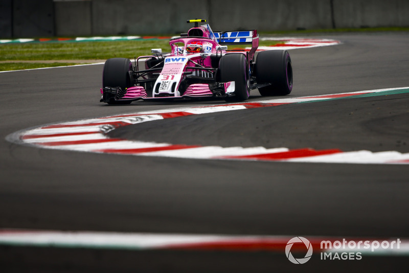 13 місце — Естебан Окон, Force India. Умовний бал — 8,33
