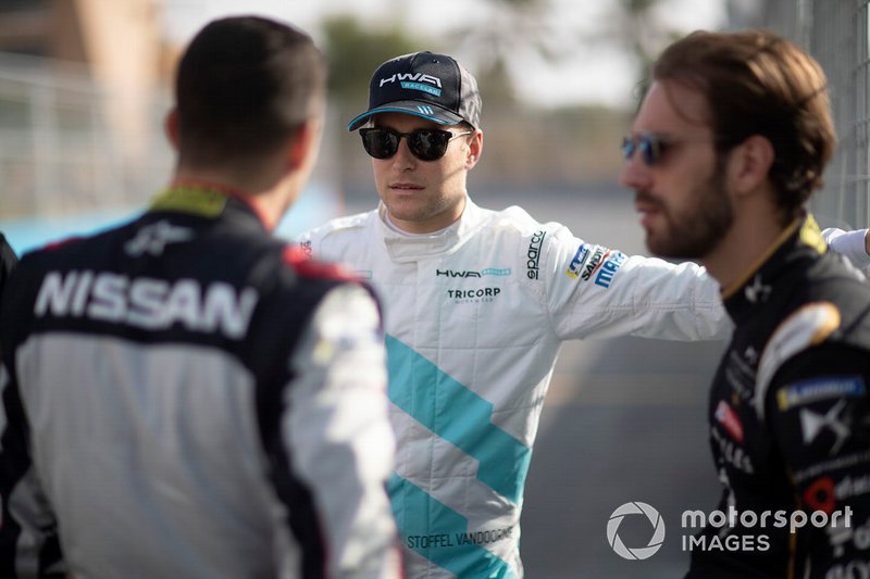 Stoffel Vandoorne, HWA Racelab, en Jean-Eric Vergne, DS TECHEETAH