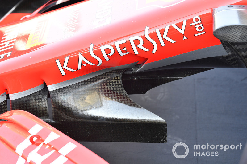 Ferrari SF71H nose aero detail