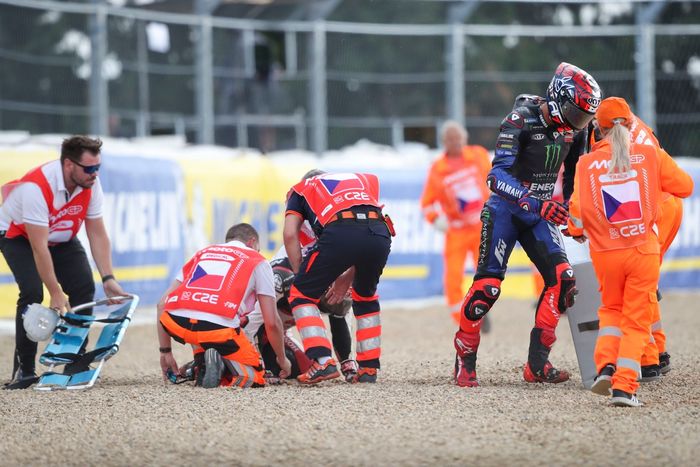 Augusto Fernandez, Yamaha Racing crash