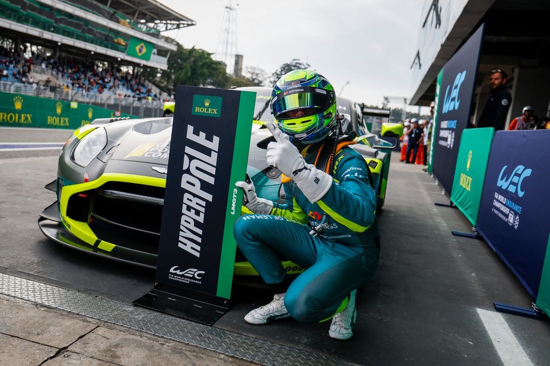 #10 Racing Spirit Of Leman Aston Martin Vantage AMR LMGT3: Eduardo Barrichello