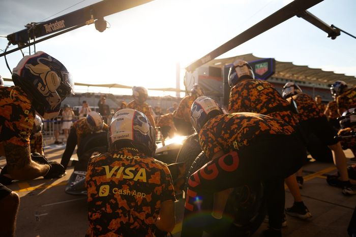 Racing Bulls pitstop practice