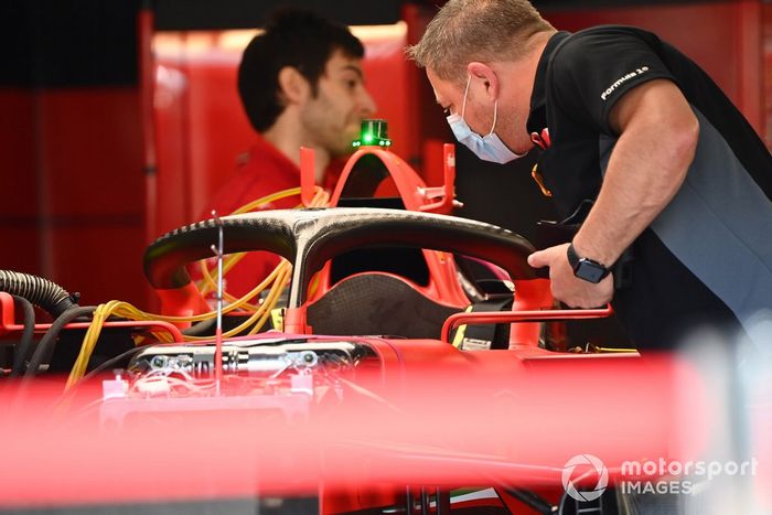 Detalle técnico del Ferrari SF1000