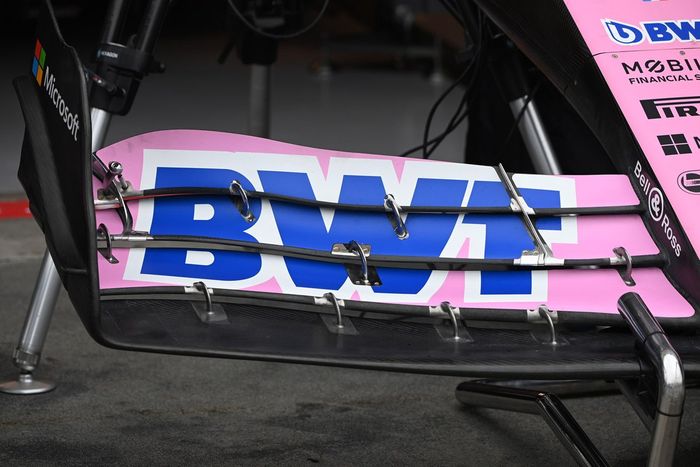 Detalle técnico del Alpine A523