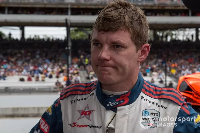 Ben Hanley, DragonSpeed Chevrolet, fuori dalla gara
