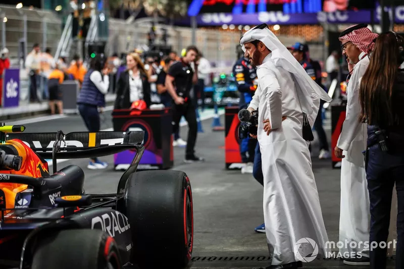 Mohammed Ben Sulayem, Président de la FIA, au Parc Ferme