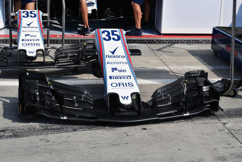 Williams FW41 nose and front wings