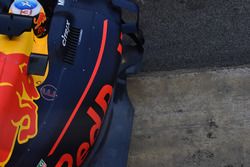 Les pontons de la voiture de Daniel Ricciardo, Red Bull Racing RB13