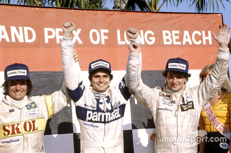 Estados Unidos siempre dio suerte a Piquet. Fue en el GP de Estados Unidos Oeste, disputado en Long Beach en 1980 consiguiendo su primera victoria.